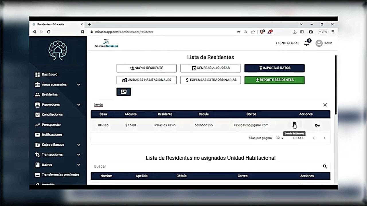 Actualizar cuentas a cobrar